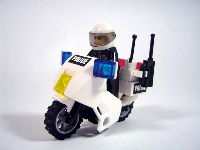 moto police lego