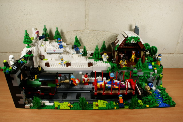 creche de noel lego